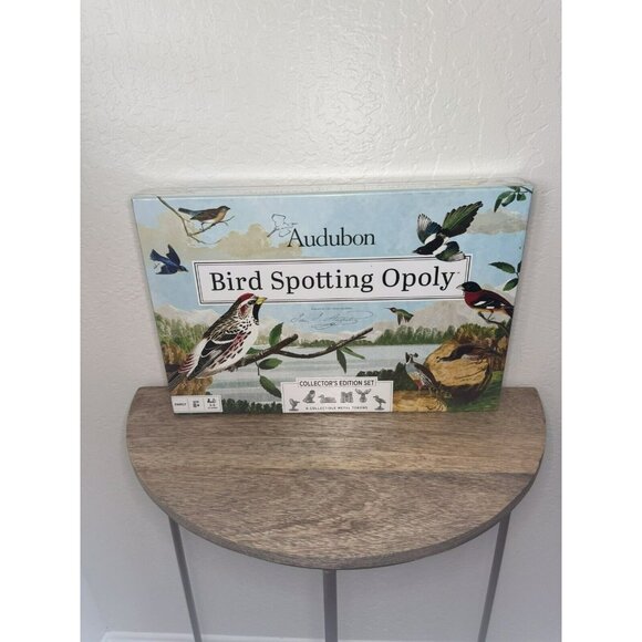Audubon Bird Spotting Opoly Collectors Edition Board Game Monopoly New Sealed - Picture 1 of 2